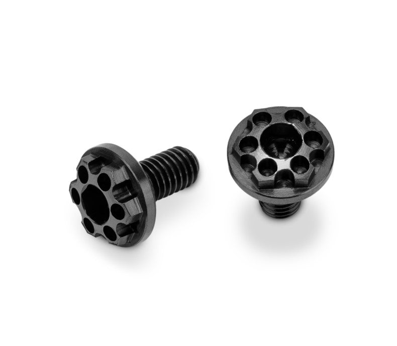 J Concepts Titanium, Finnisher 3x6mm Motor Screws, Black, 2pc, 25492