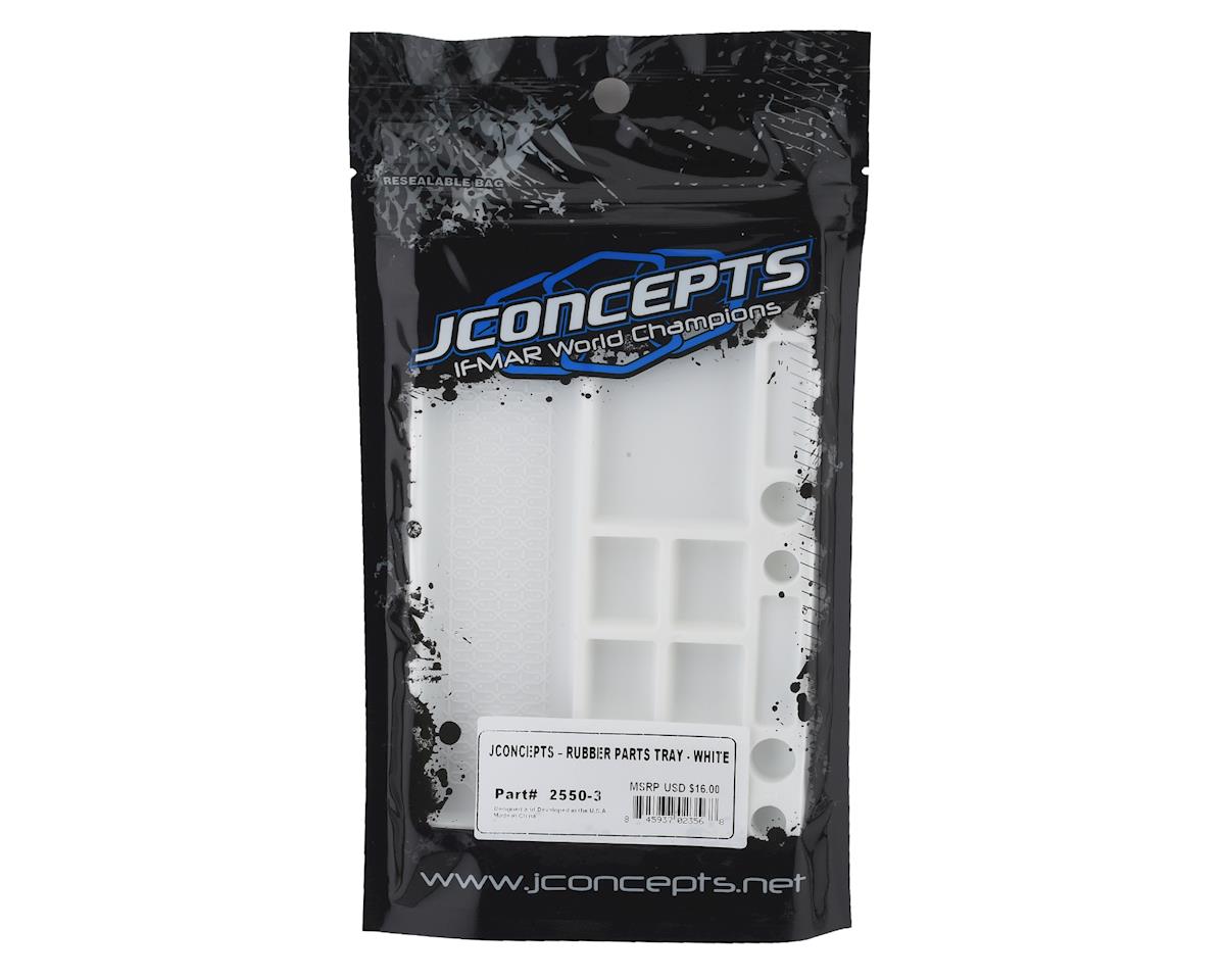 J Concepts JConcepts Parts Tray Rubber Material - White