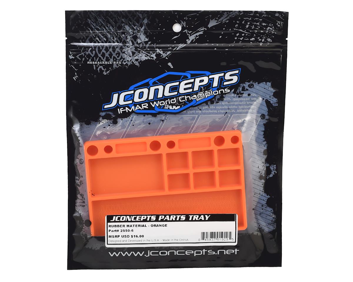 J Concepts Rubber Parts Tray - Orange