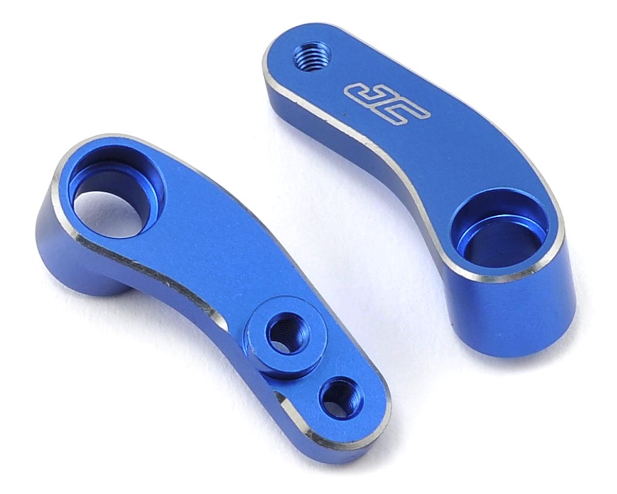 J Concepts Alum Steering Bellcrank Blue B6.2 & B6.3