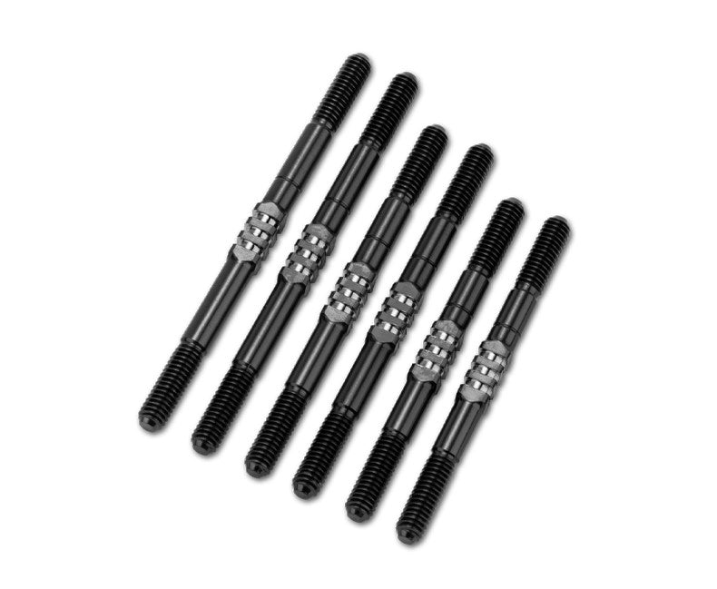 J Concepts XRAY XB4 2024 Fin Titanium Turnbuckle Set, 6pc 27242