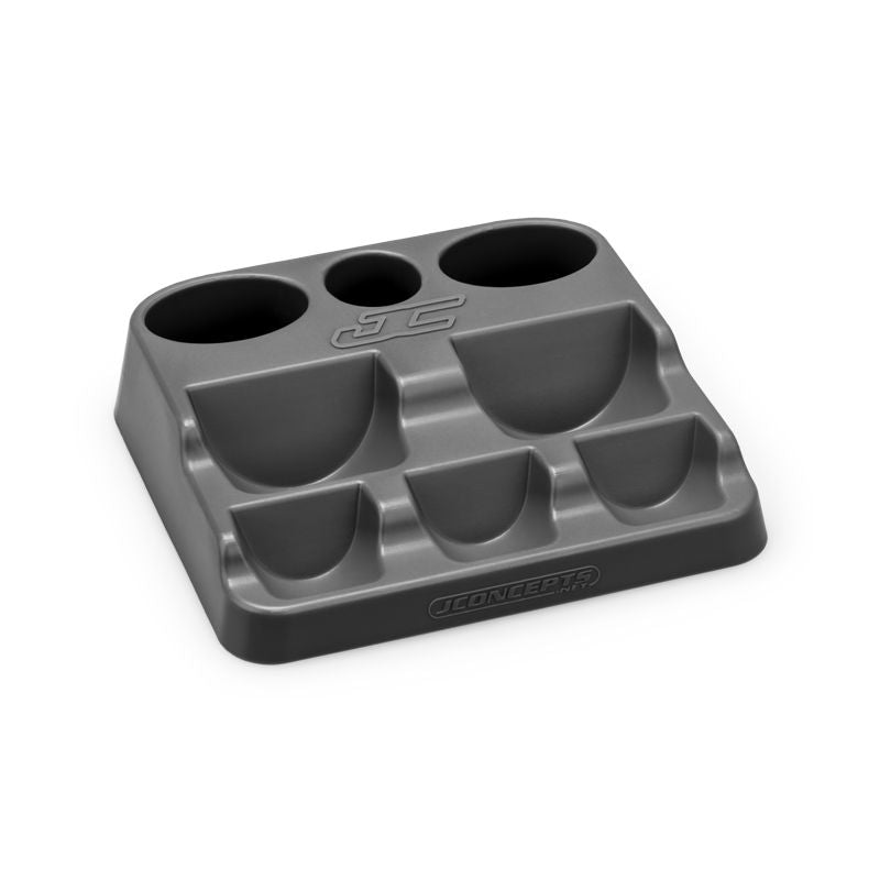 J Concepts Fluid Holding Station, Gray, Fits JConcepts/RM2 Fluids 28038