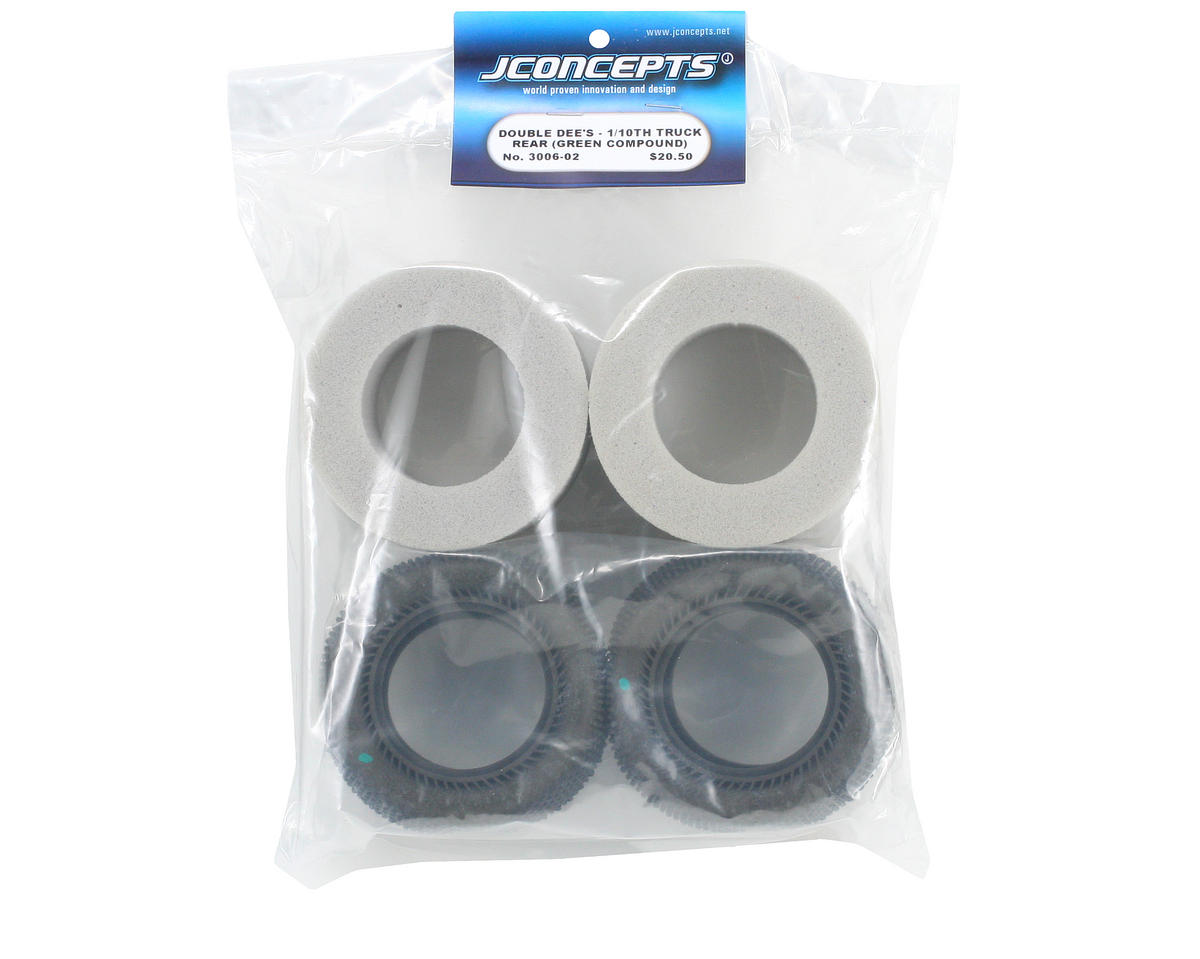 J Concepts Double Dees Tires Green Compound 2.2 Truck