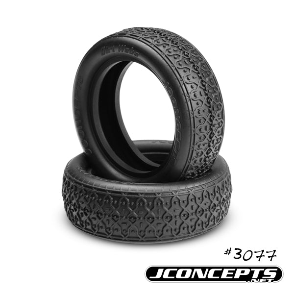 J Concepts Dirt Webs-Blue Compound- Fits 2.2" 2WD Front Wheel 307701