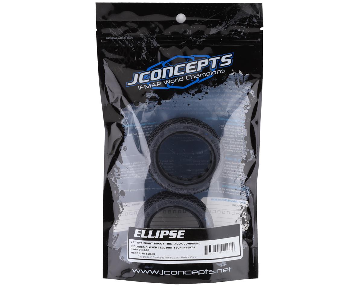 JConcepts Ellipse 2.2" 4WD Front Buggy Tires (2) (Aqua A2)