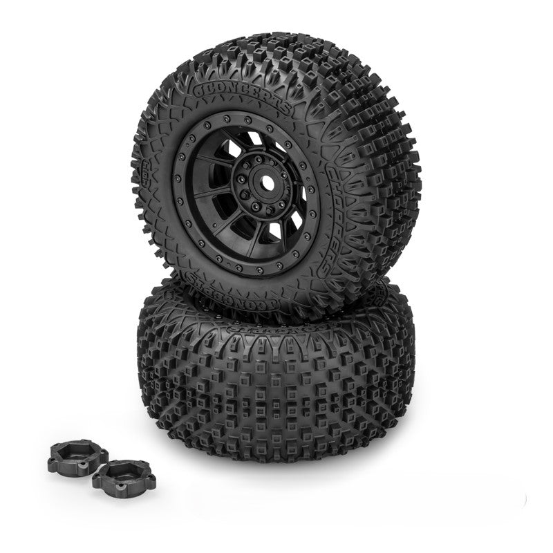 J Concepts Choppers Platinum Compound Tires Pre-Mounted on #3425B Wheel XMaxx, XRT, Kraton 8S