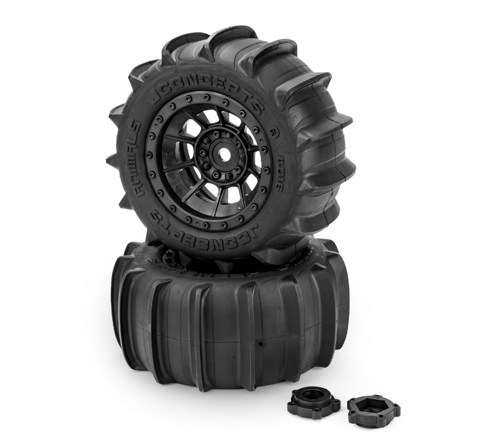 J Concepts Animals X-Maxx XRT Arrma Kraton 8s Tire Platinum Compound Pre-Mounted 40163994