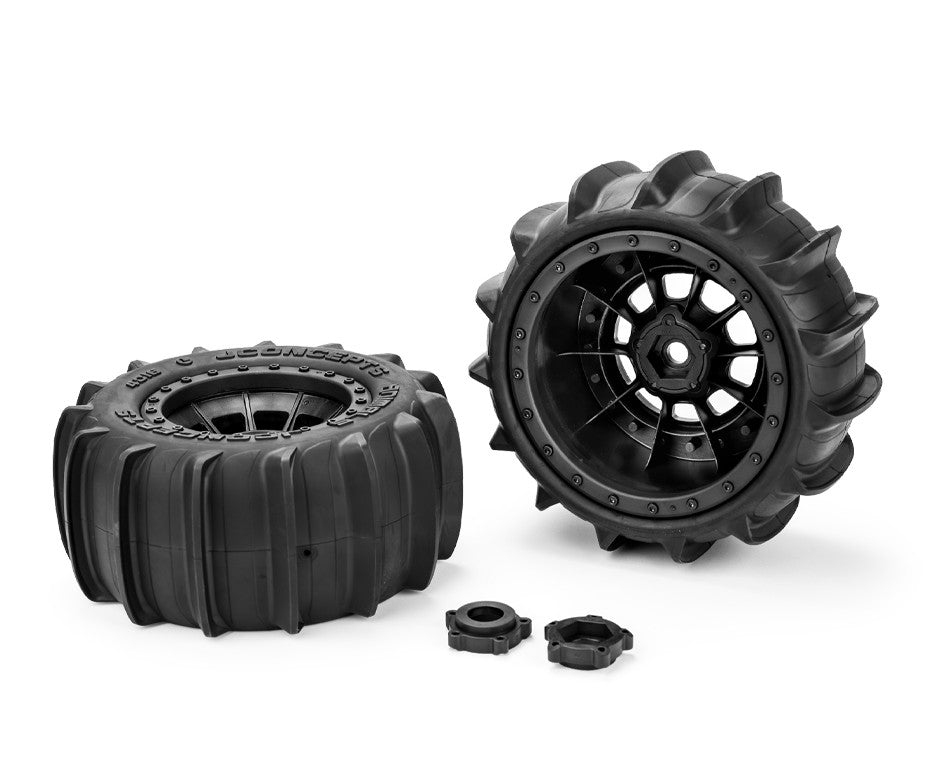 J Concepts Animals X-Maxx XRT Arrma Kraton 8s Tire Platinum Compound Pre-Mounted 40163994