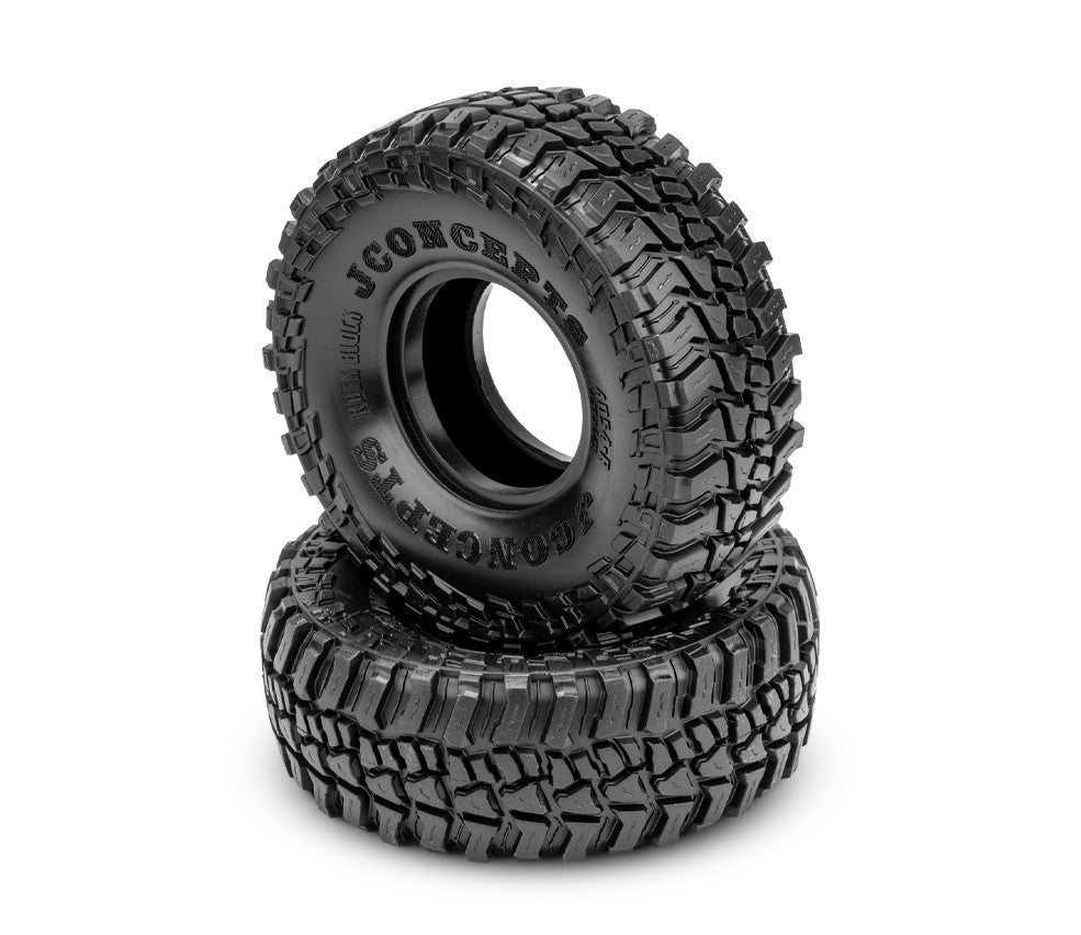 J Concepts Rock Block, Green Compound, Class 2, 1.9" Scaler Tire, 4.75in OD 405402