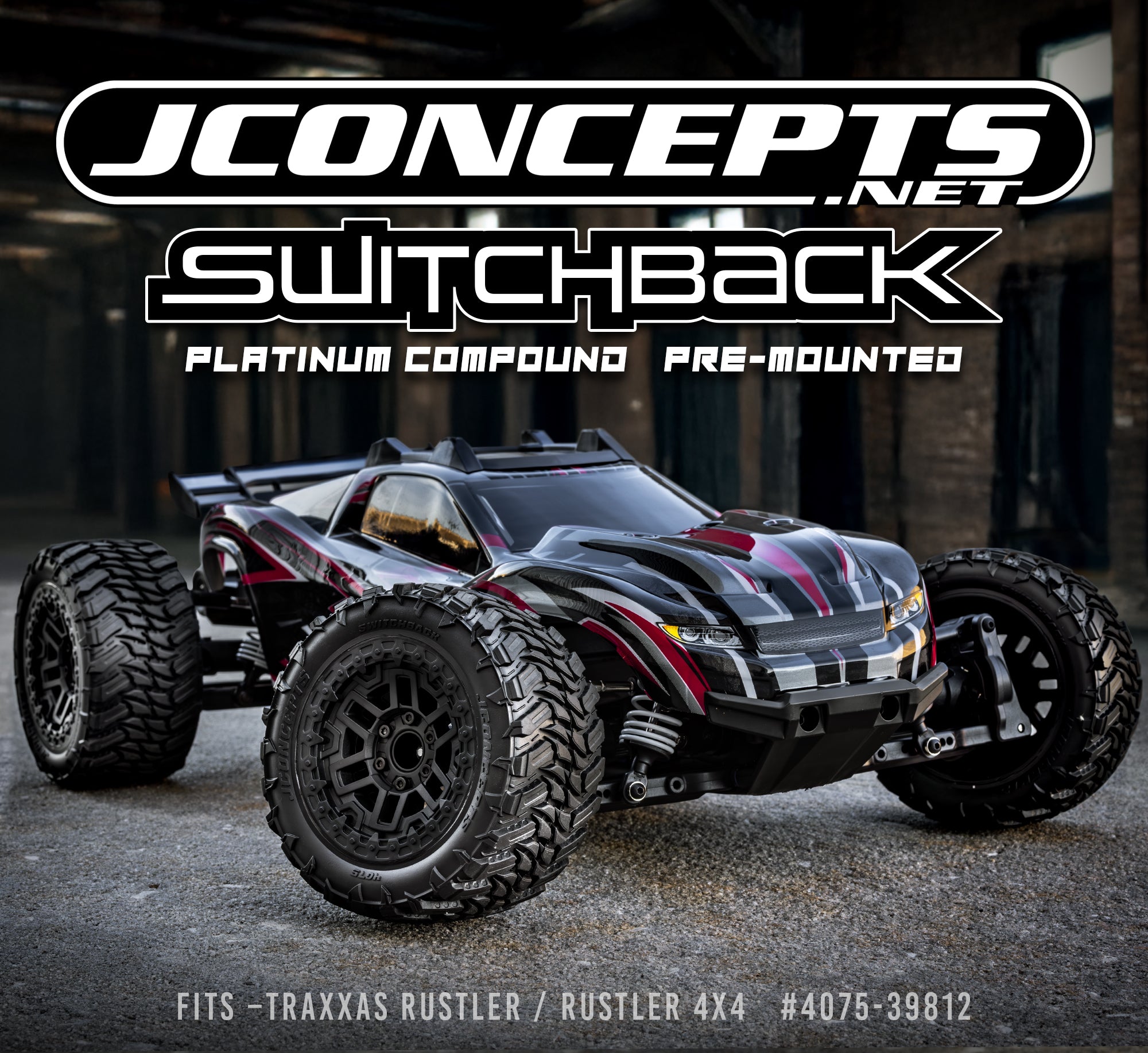 J Concepts Switchback, Platinum Compound Pre-mounted on #3456 Shuttle w 407539812