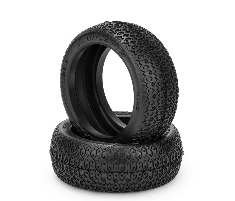 J Concepts Dirt Web 2 - Silver Compound, Fits 83mm 1/8th Buggy Wheel 410506