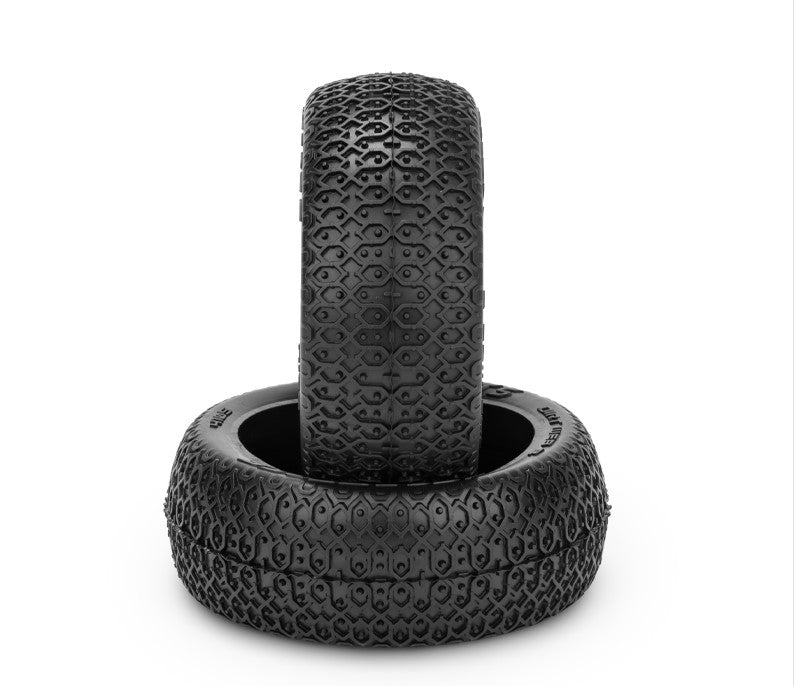 J Concepts Dirt Web 2 - Green Compound, Fits 83mm 1/8th Buggy Wheel 410502