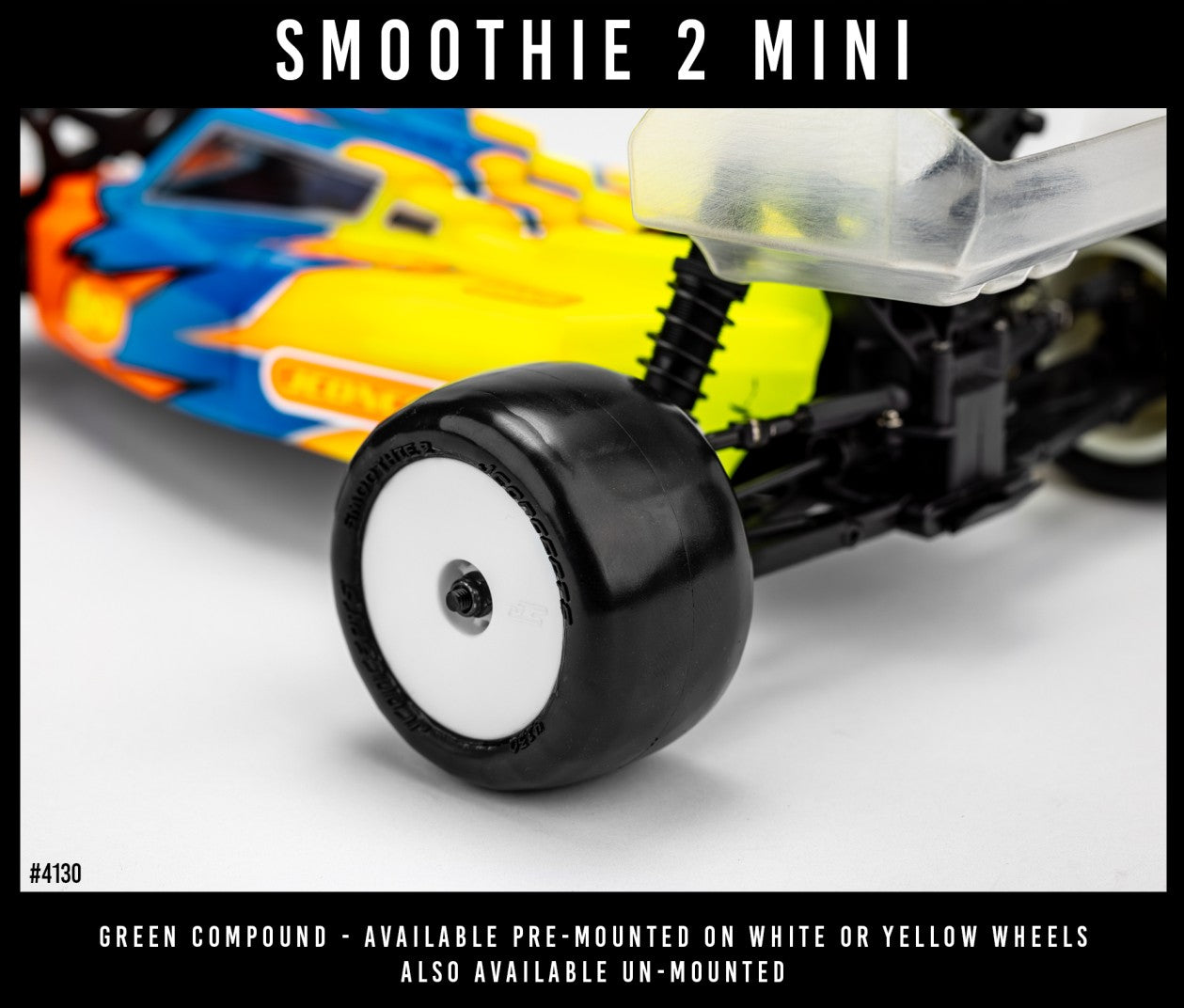 J Concepts Smoothie 2 Mini - Green Compound, Pre-Mounted, White 41301221