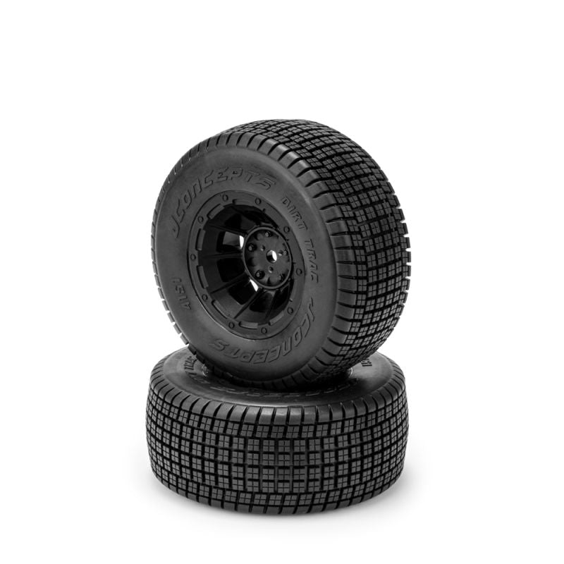 J Concepts Dirt Trac - Pre-Mounted Tire on Hazard Wheels, 2wd Front 41513234
