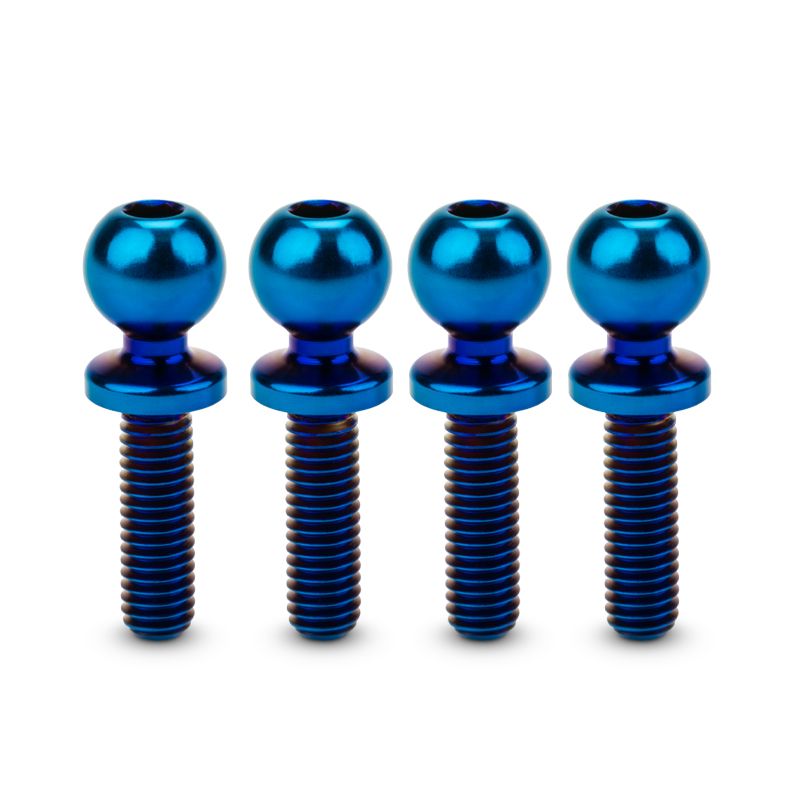 J Concepts JCI, 5.5 x 10mm Revolved Titanium Ball-Stud, Burnt Blue 51341