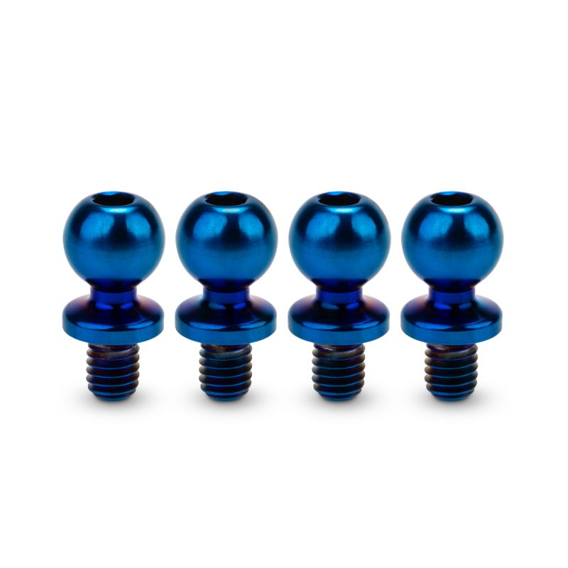 J Concepts JCI, 5.5 x 4mm Revolved Titanium Ball-Stud, Burnt Blue 51401