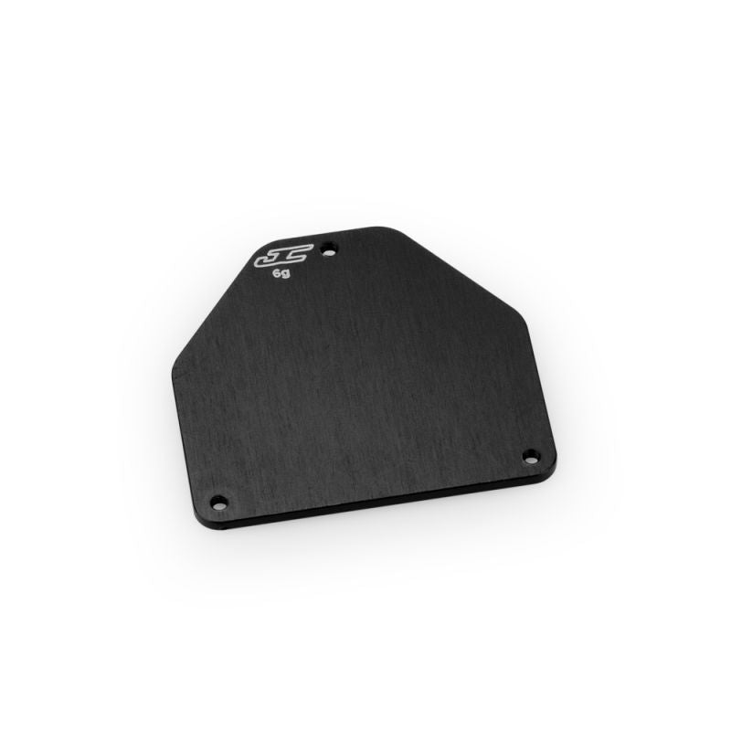 J Concepts RC10B7 Aluminum Servo Weight Plate (6g), Black, fits RC10B7 51912