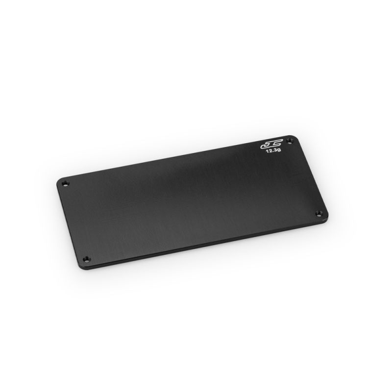 J Concepts RC10B7 Aluminum Electronics Plate (12.3g), Black 51932