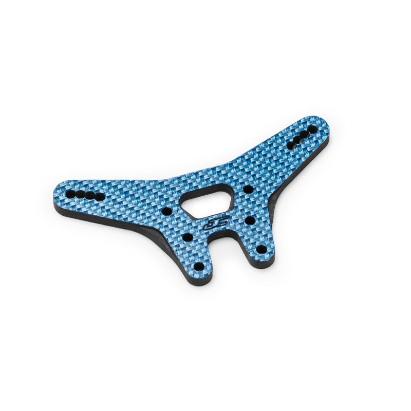 J Concepts RC10B7 Carbon Fiber Rear Shock Tower, Blue, Fits RC10B7 RC10B7D 51991