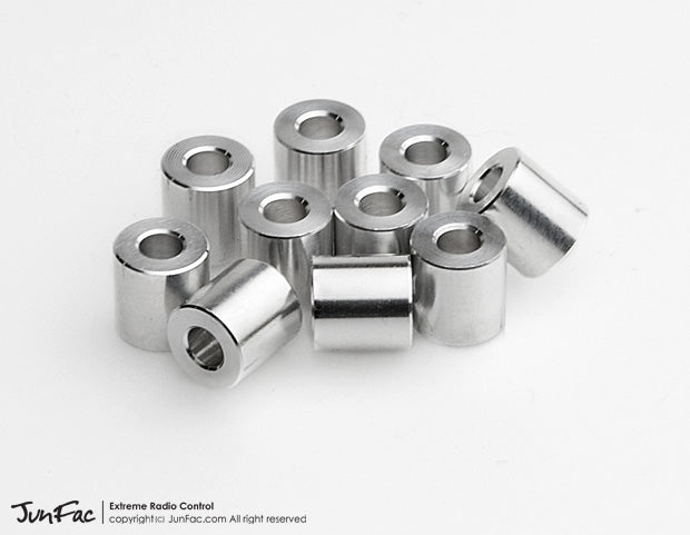Junfac M3 Aluminum Spacer 7X7mm (10) RC Upgrade Part