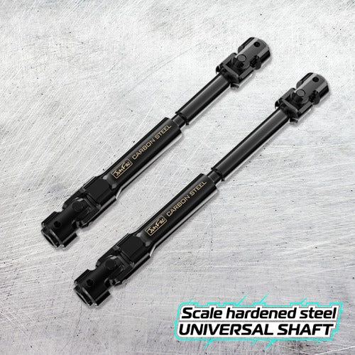 Junfac Scale hardened steel universal shaft, Axial SCX10.2 RC Upgrade Part