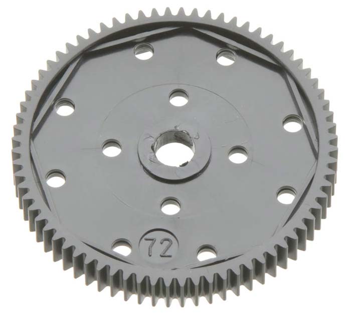 Kimbrough 72T 48P Slipper Gear for B6 & SC10 (#305) – Balanced RC Drivetrain Upgrade