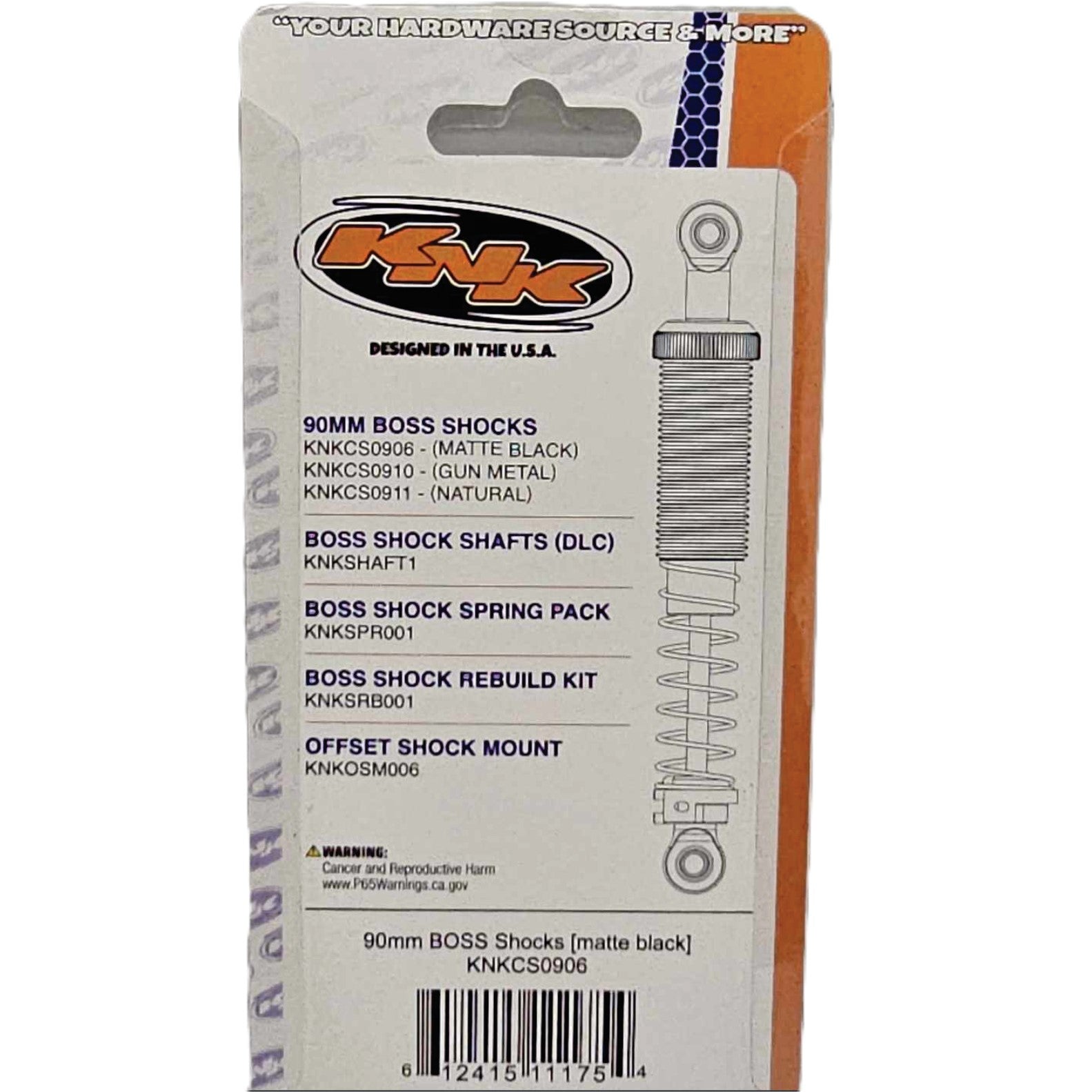 Team KNK (2) 90mm Boss Shock Matte Block CS0906