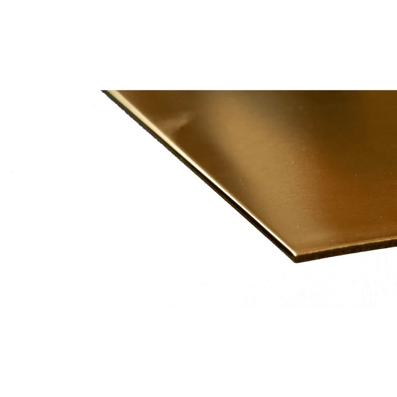 K & S Metals Brass Sheet: 0.064" Thick x 6" Wide x 12" Long 16409