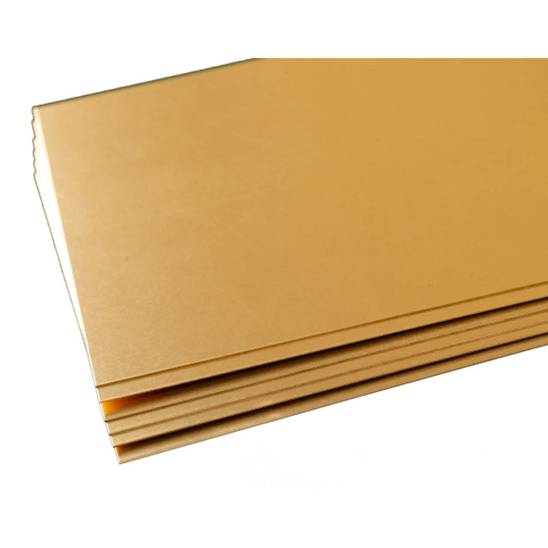 K & S Metals Brass Sheet: 0.016" Thick 4" Wide x 10" Long 252