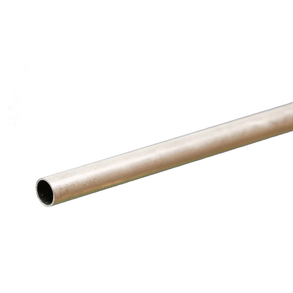 K&S Metals Round Aluminum Tube 7/32" OD x 0.014" Wall x 12" — 3003 Aluminum Tubing for Hobby Use