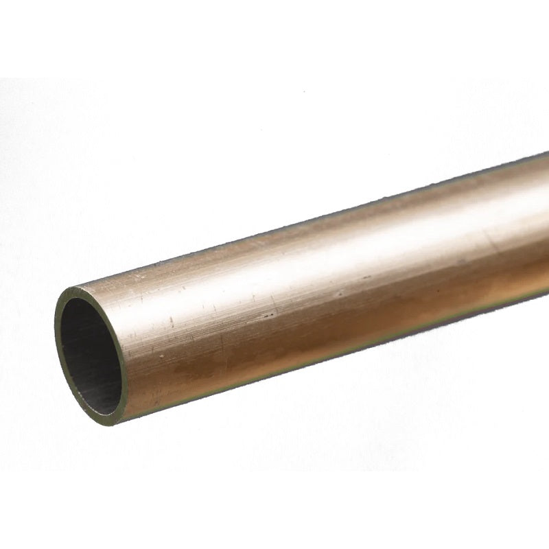 K & S Metals Round Aluminum Tube: 1/2" OD x 0.035" Wall x 12" Long 83035