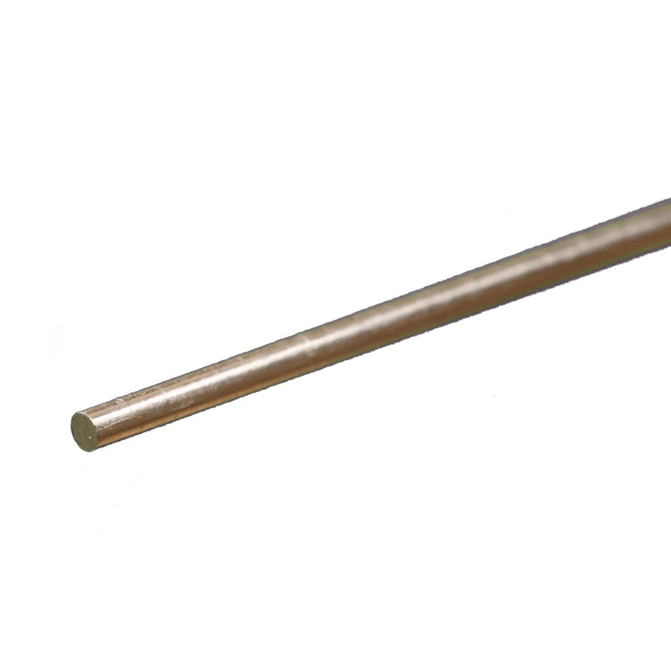 K & S Metals Round Aluminum Rod: 3/32" OD x 12" Long 83042