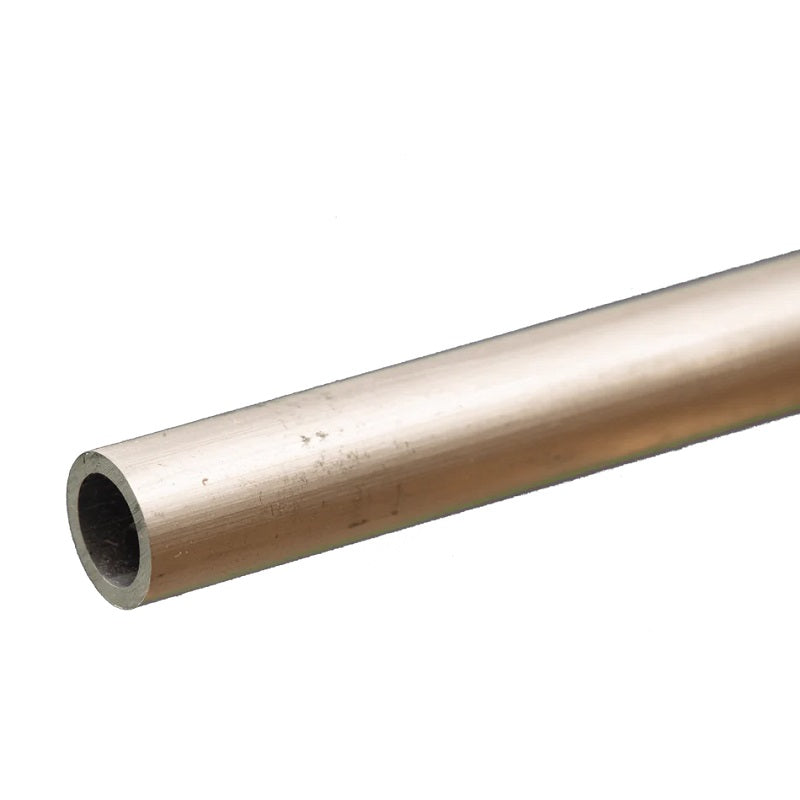 K & S Metals Round Aluminum Tube: 3/8" OD x 0.049" Wall x 12" Long 83063