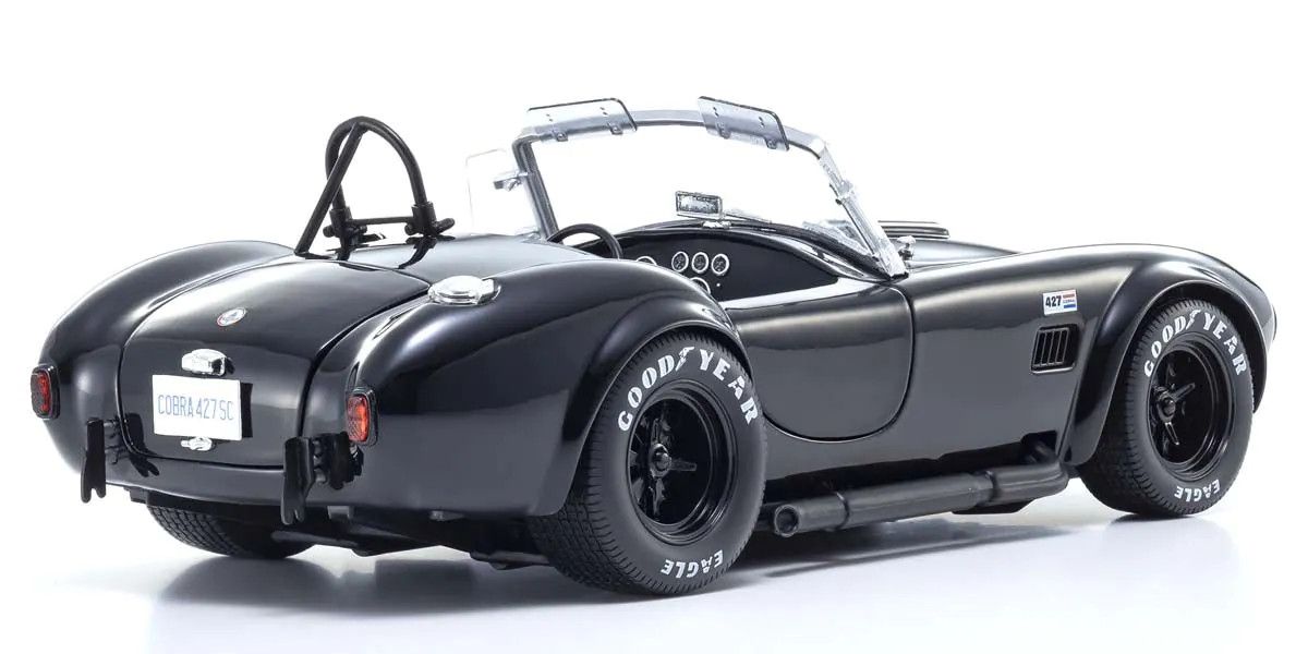 Kyosho 1/18 Scale Shelby Cobra 427 S/C Black Diecast Car 08047BK