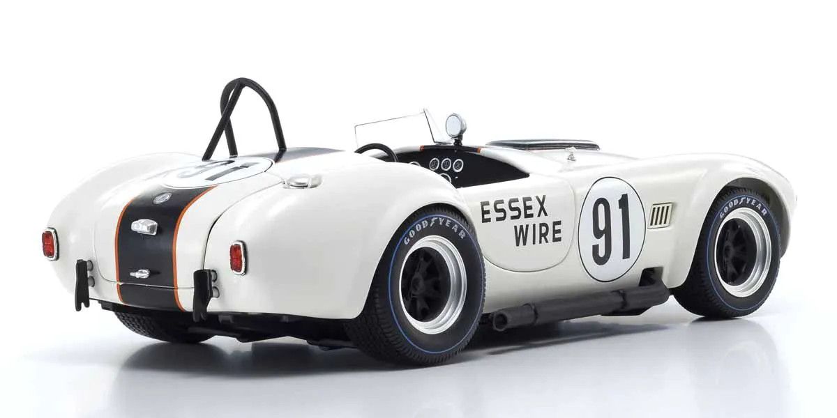 Kyosho 1/18 Scale Shelby Cobra 427 S/C Essex Wire #91 Model Diecast Car 08047EW