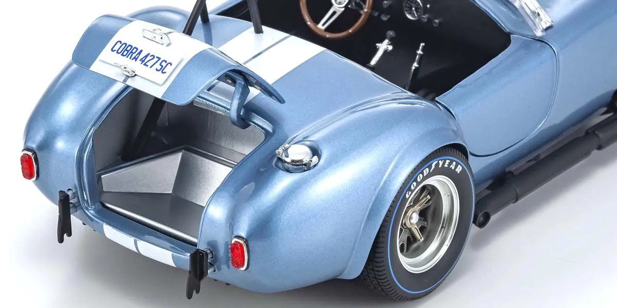 Kyosho 1/18 Scale Shelby Cobra 427 S/C Sapphire Blue Model Diecast Car 08048SBL