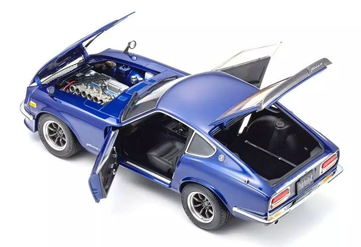 Kyosho 1/18 Nissan Fairlady Z-L S30 Blue Metallic Diecast Model
