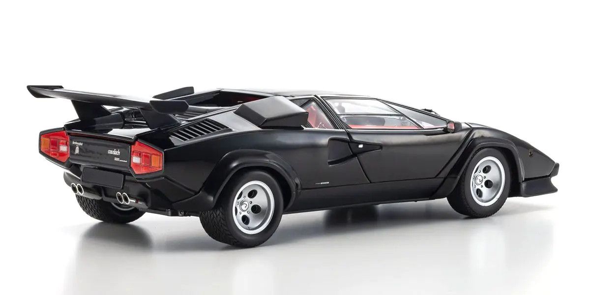 Kyosho 1/18 Scale Lamborghini Countach LP5000 Quattrovalvole Diecast Car 08320BK