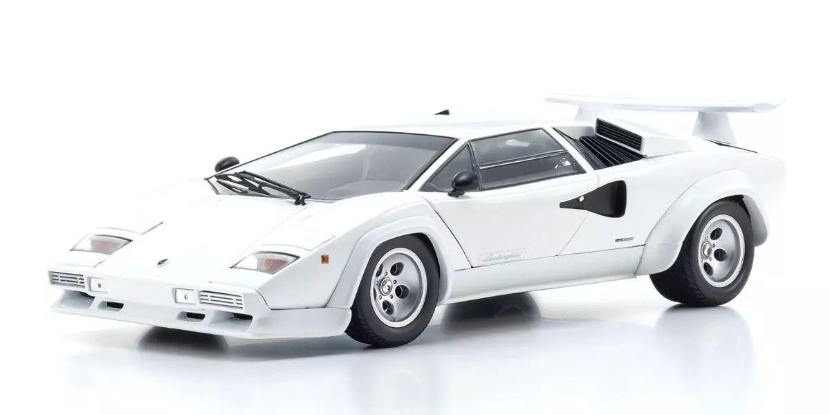 Kyosho 1/18 Lamborghini Countach LP400S White Diecast Model
