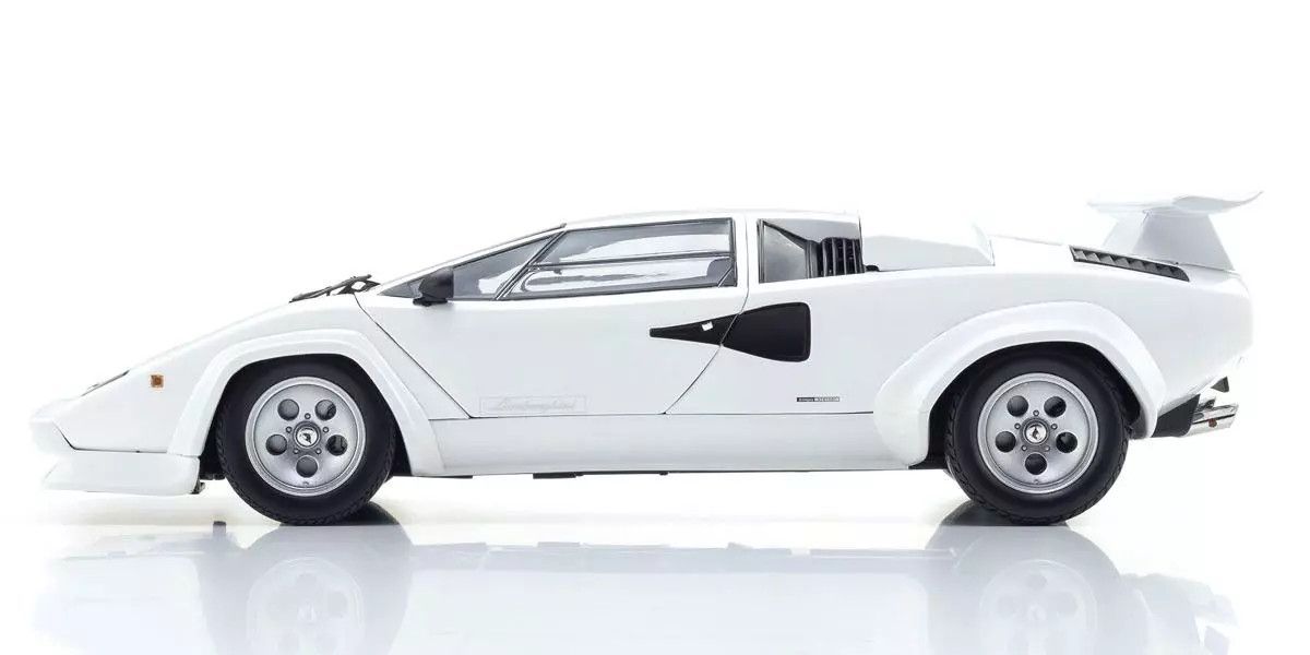 Kyosho 1/18 Lamborghini Countach LP400S White Diecast Model