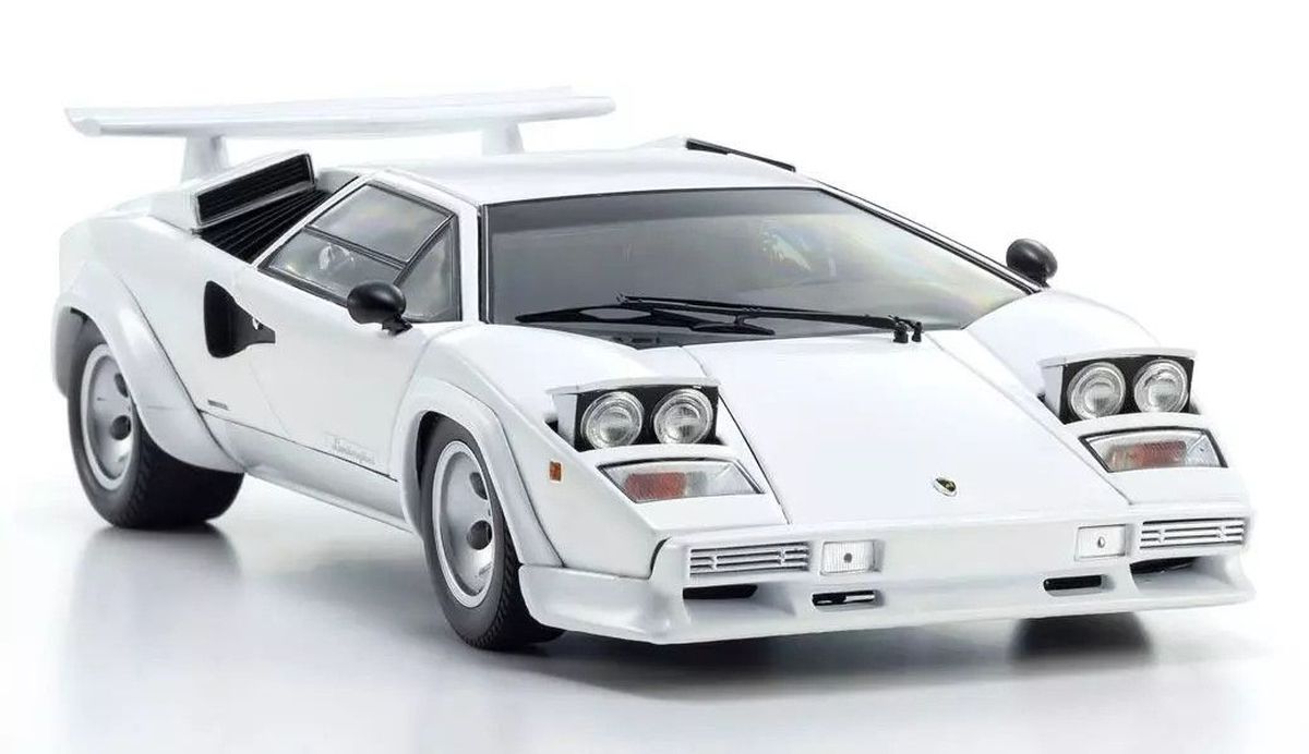 Kyosho 1/18 Lamborghini Countach LP400S White Diecast Model