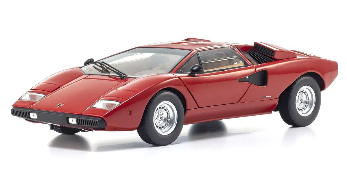 Kyosho 1/18 Lamborghini Countach LP400 Red Diecast Model