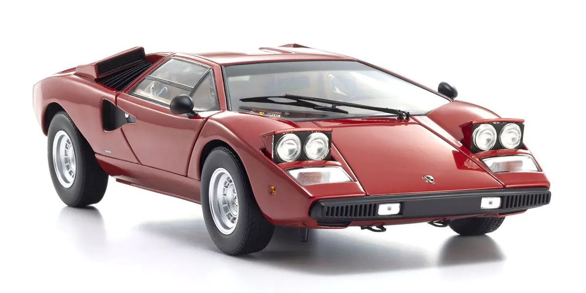 Kyosho 1/18 Lamborghini Countach LP400 Red Diecast Model