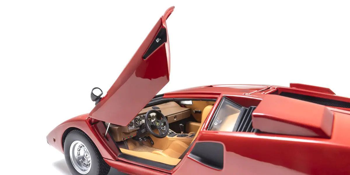Kyosho 1/18 Lamborghini Countach LP400 Red Diecast Model