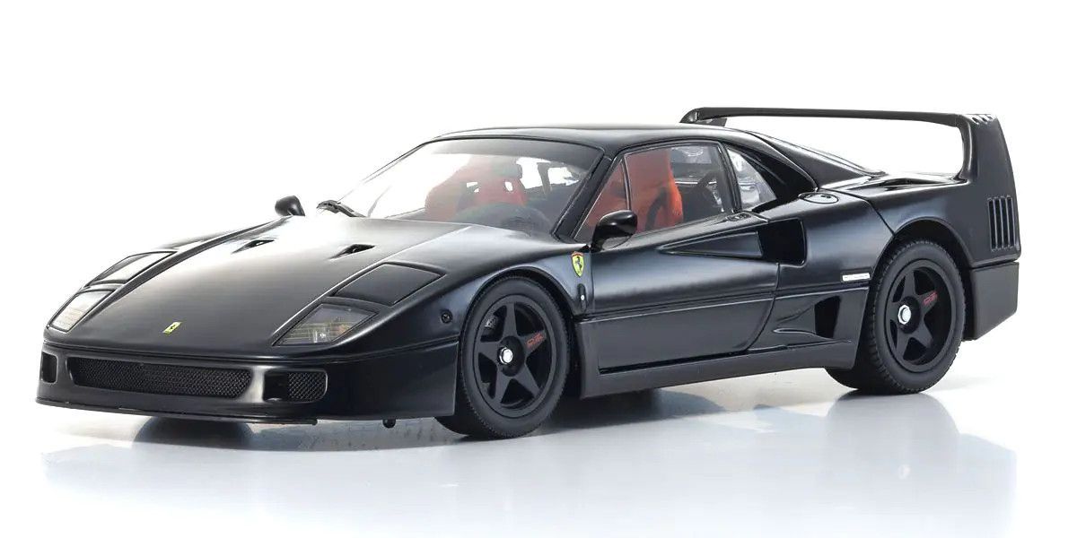 Kyosho 1/18 Ferrari F40 Diecast Model, Black 08416BK