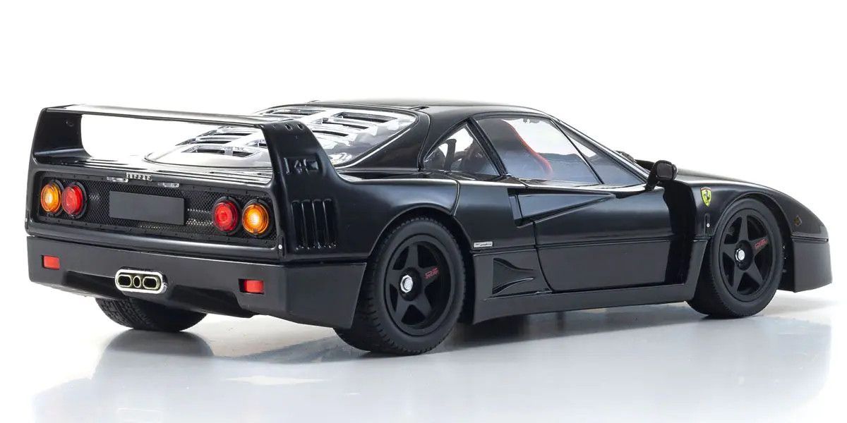 Kyosho 1/18 Ferrari F40 Diecast Model, Black 08416BK