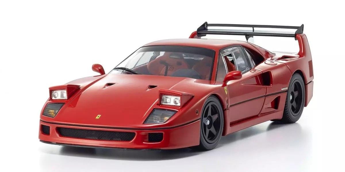Kyosho 1/18 Ferrari F40 Light Weight LM Wing Red Diecast Model