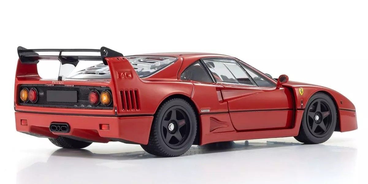 Kyosho 1/18 Ferrari F40 Light Weight LM Wing Red Diecast Model
