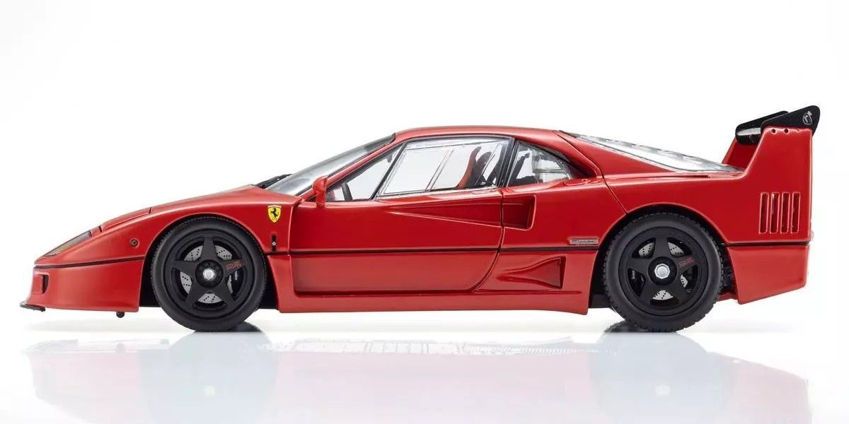 Kyosho 1/18 Ferrari F40 Light Weight LM Wing Red Diecast Model