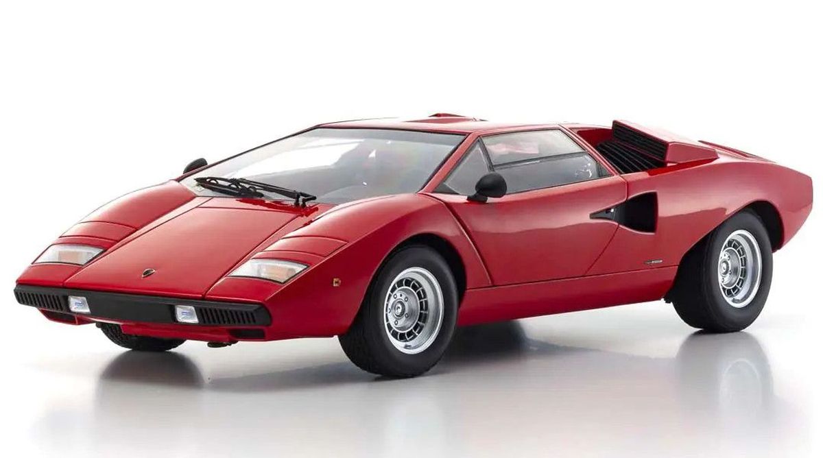 Kyosho 1/12 Lamborghini Countach LP400 Red Diecast Model